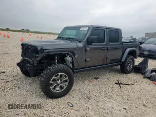 2021 Jeep Gladiator Rubicon z VIN 1C6JJTBM4ML503674, wystawiony jako Copart lot #58795775 z przebiegiem 53 419 mil mil oraz Szkoda całkowita • Salvage title. Historia ofert i sprzedaży dostępna na DreamBid. Obrazek 1.