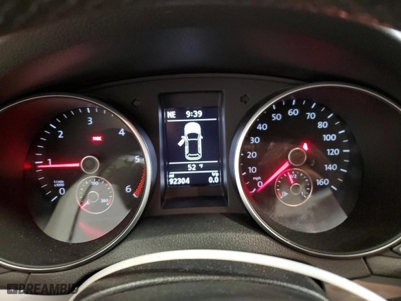 2013 Volkswagen Golf TDI w/Sunroof & Nav with VIN WVWNM7AJ0DW129899, listed as a Copart auction lot 51667605 with 92,304 mi miles and Clean Title. Bid and sale history available at carsss.com. Image 9.