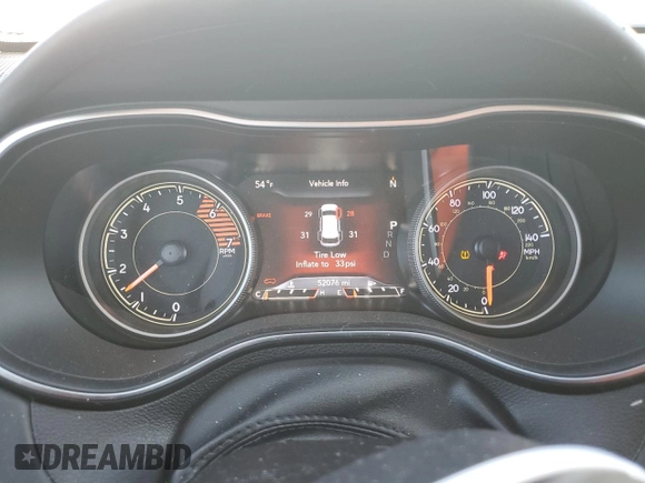 2019 Jeep Cherokee Overland with VIN 1C4PJMJN1KD269004, listed as a Copart auction lot 79611944 with 52,076 mi miles and Salvage title. Bid and sale history available at DreamBid. Image 9.