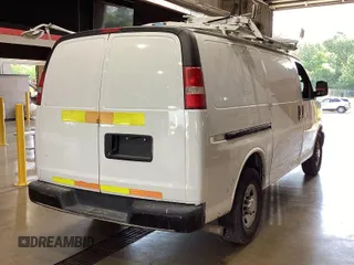 2012 Chevrolet Express Cargo Van with VIN 1GCWGFCA0C1179233, listed as a IAAI auction lot 42097723 with 205,529 mi miles. Bid and sale history available at carsss.com. Image 1.