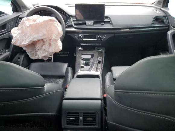 2025 Audi SQ5 Premium Plus with VIN WA1B4AFYXS2032116, listed as a Copart auction lot 60176795 with Not provided miles and Salvage title. Bid and sale history available at DreamBid. Image 8.