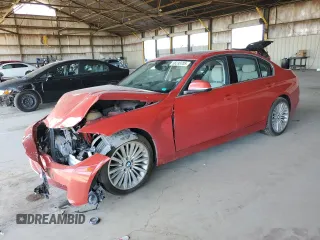 2015 BMW 3 Series 328i with VIN WBA3C1C51FK118201, listed as a Copart auction lot 56238705 with 90,416 mi miles and Salvage title. Bid and sale history available at DreamBid. Image 1.