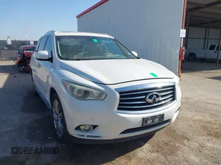 2014 Infiniti QX60 with VIN 5N1AL0MNXEC553824, listed as a IAAI auction lot 41995826 with 153,923 mi miles and . Bid and sale history available at DreamBid. Image 1.