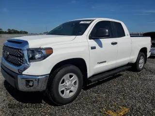 2021 Toyota Tundra 2WD SR with VIN 5TFRY5F10MX296082, listed as a Copart auction lot 77443874 with 27,260 mi miles and Salvage Title. Bid and sale history available at carsss.com. Image 1.