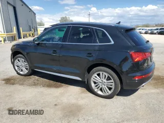2018 Audi Q5 Premium Plus with VIN WA1BNAFY7J2209393, listed as a Copart auction lot 62452055 with 33,944 mi miles and Salvage title. Bid and sale history available at DreamBid. Image 2.