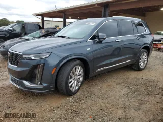 2020 Cadillac XT6 FWD Premium Luxury with VIN 1GYKPCRS6LZ213362, listed as a Copart auction lot 73587104 with 43,584 mi miles and Salvage Title. Bid and sale history available at carsss.com. Image 1.