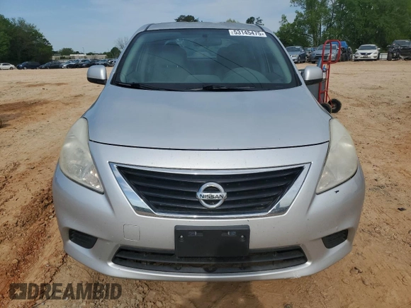 2012 Nissan Versa SV with VIN 3N1CN7AP5CL856942, listed as a Copart auction lot 53145475 with 160,830 mi miles and Clean Title. Bid and sale history available at carsss.com. Image 5.