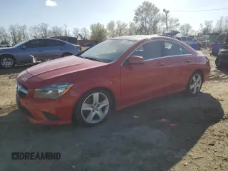 2015 Mercedes-Benz CLA 250 with VIN WDDSJ4GB3FN238981, listed as a Copart auction lot 52108485 with 113,015 mi miles and Salvage title. Bid and sale history available at DreamBid. Image 1.