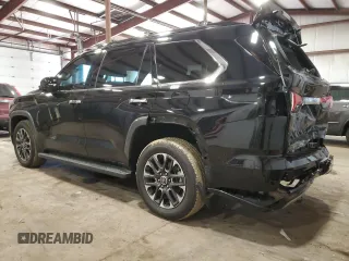 2023 Toyota Sequoia SR5 with VIN 7SVAAABA7PX018189, listed as a Copart auction lot 87248474 with 16,588 mi miles and Salvage Title. Bid and sale history available at carsss.com. Image 2.