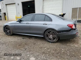 2018 Mercedes-Benz E-Class AMG E 43 with VIN WDDZF6EBXJA447519, listed as a Copart auction lot 86253784 with 45,704 mi miles and Salvage Title. Bid and sale history available at carsss.com. Image 2.