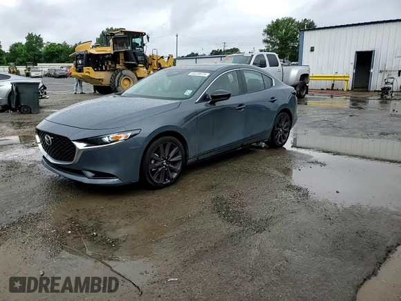2024 Mazda 3 S Carbon Edition with VIN 3MZBPBCM8RM408560, listed as a Copart auction lot 55236975 with 8,386 mi miles and Non Repairable. Bid and sale history available at DreamBid. Image 13.