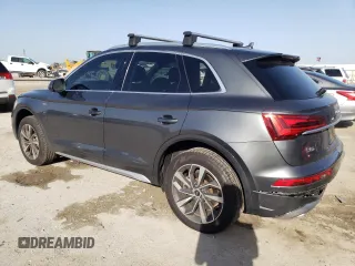 2022 Audi Q5 S line Premium Plus with VIN WA1EAAFY0N2016503, listed as a Copart auction lot 47749875 with 59,499 mi miles and Salvage Title. Bid and sale history available at carsss.com. Image 2.