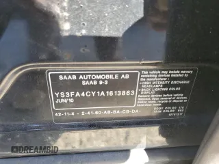 2010 Saab 9-3 z VIN YS3FA4CY1A1613863, wystawiony jako Copart lot #76587724 z przebiegiem 230 190 mil mil oraz Czysty tytuł • Clean title. Historia ofert i sprzedaży dostępna na DreamBid. Obrazek 12.