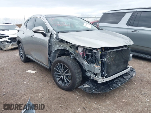 2025 Lexus NX 350 Luxury with VIN 2T2HGCEZ0SC068455, listed as a IAAI auction lot 41909661 with 11,533 mi miles and . Bid and sale history available at DreamBid. Image 1.