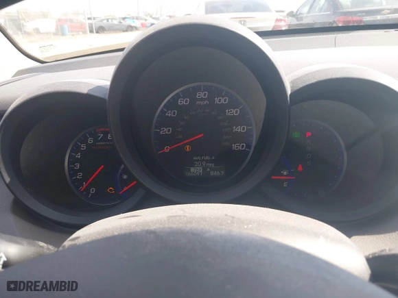 2008 Acura RDX with VIN 5J8TB18208A010067, listed as a IAAI auction lot 42094217 with 166,097 mi miles. Bid and sale history available at carsss.com. Image 7.