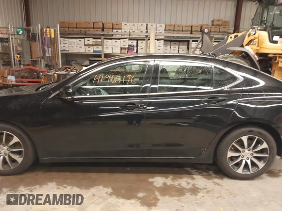 2015 Acura TLX with VIN 19UUB1F35FA023782, listed as a IAAI auction lot 41963193 with 152,651 mi miles. Bid and sale history available at carsss.com. Image 14.