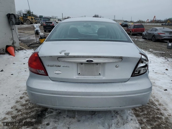 2007 Ford Taurus SEL with VIN 1FAFP56U97A147893, listed as a Copart auction lot 43352245 with 147,263 mi miles and Salvage Title. Bid and sale history available at carsss.com. Image 6.