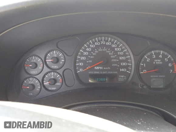 2004 Chevrolet Monte Carlo SS with VIN 2G1WX12K249432877, listed as a IAAI auction lot 41902427 with 183,884 mi miles. Bid and sale history available at carsss.com. Image 7.