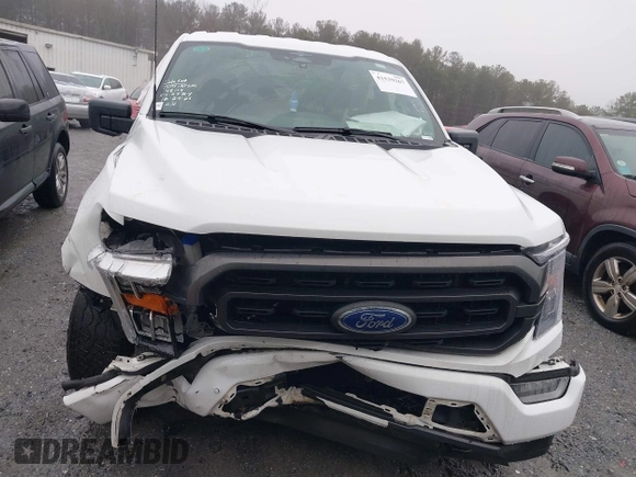 2023 Ford F-150 XL with VIN 1FTFW1E56PFA90555, listed as a IAAI auction lot 41539367 with 53,905 mi miles. Bid and sale history available at carsss.com. Image 12.