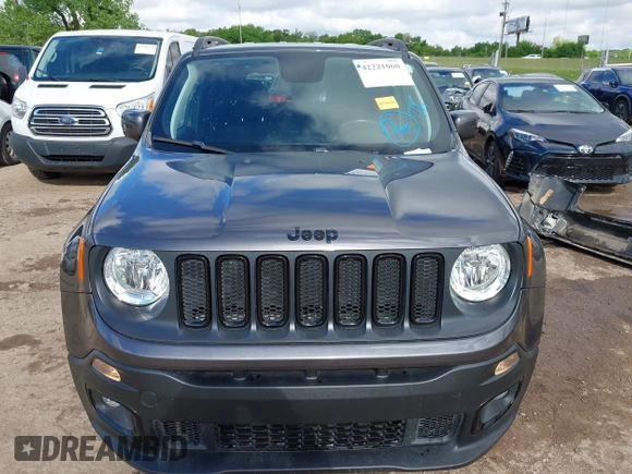 2018 Jeep Renegade Latitude with VIN ZACCJABB2JPH96664, listed as a IAAI auction lot 42221060 with 23,499 mi miles and . Bid and sale history available at DreamBid. Image 13.