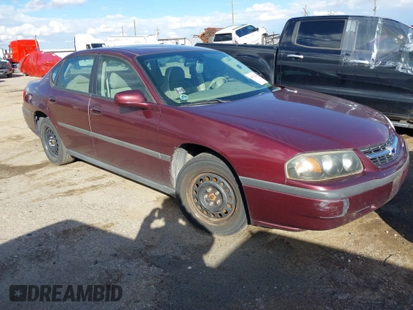 2004 Chevrolet Impala with VIN 2G1WF52E649387334, listed as a IAAI auction lot 40754298 with 216,092 mi miles and . Bid and sale history available at carsss.com. Image 1.