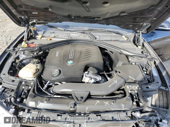 2015 BMW 4 Series 435i with VIN WBA4B1C5XFD955296, listed as a Copart auction lot 79456744 with 98,285 mi miles and Salvage Title. Bid and sale history available at DreamBid. Image 11.
