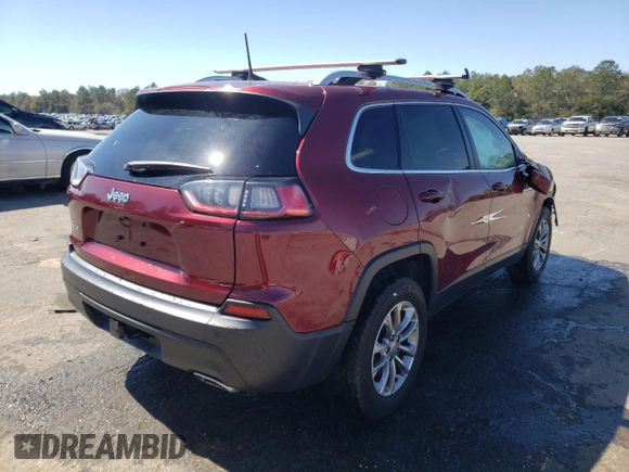 2020 Jeep Cherokee Altitude with VIN 1C4PJMLX5LD637295, listed as a Copart auction lot 47596535 with 101,922 mi miles and Salvage Title. Bid and sale history available at carsss.com. Image 3.