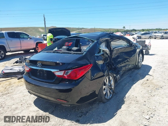 2013 Hyundai Sonata Limited with VIN 5NPEC4AC4DH722030, listed as a IAAI auction lot 41828152 with 162,524 mi miles and . Bid and sale history available at DreamBid. Image 4.