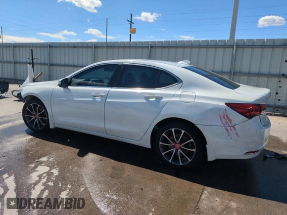 2015 Acura TLX Technology with VIN 19UUB2F59FA008368, listed as a Copart auction lot 56180545 with 76,812 mi miles and Salvage title. Bid and sale history available at DreamBid. Image 2.