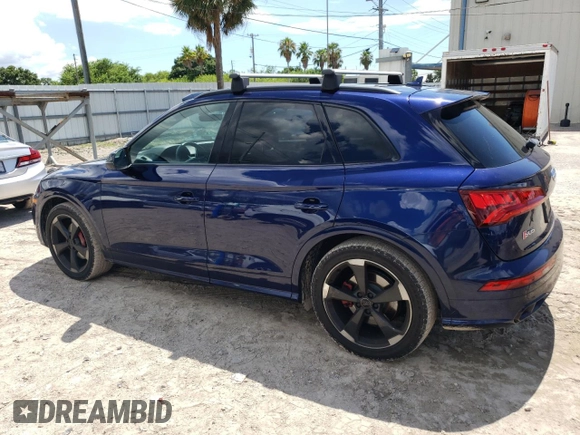 2019 Audi SQ5 Premium Plus with VIN WA1B4BFY6K2089998, listed as a Copart auction lot 60262294 with 75,022 mi miles and Salvage Title. Bid and sale history available at DreamBid. Image 2.