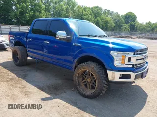 2018 Ford F-150 XL with VIN 1FTEW1E59JKD12970, listed as a IAAI auction lot 42566710 with 99,229 mi miles and . Bid and sale history available at DreamBid. Image 1.