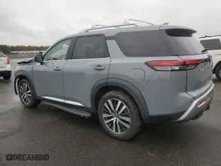 2022 Nissan Pathfinder Platinum with VIN 5N1DR3DK3NC247468, listed as a Copart auction lot 49510755 with 36,686 mi miles and Salvage Title. Bid and sale history available at carsss.com. Image 2.