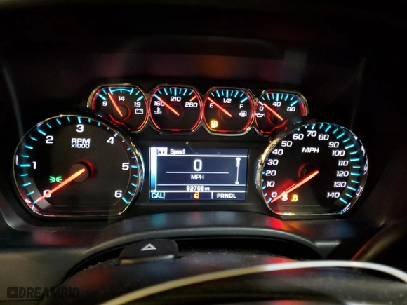 2018 Chevrolet Silverado 1500 LT with VIN 1GCVKREC8JZ158588, listed as a Copart auction lot 48253695 with 82,708 mi miles and Salvage Title. Bid and sale history available at carsss.com. Image 9.