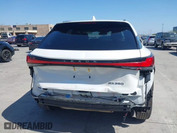 2024 Lexus RX 350 with VIN JTJCHMAA3R2012338, listed as a IAAI auction lot 42195076 with 22,993 mi miles and . Bid and sale history available at DreamBid. Image 17.