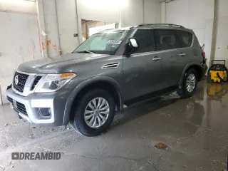 2019 Nissan Armada SL z VIN JN8AY2ND5K9085327, wystawiony jako Copart lot #55892855 z przebiegiem 70 450 mil mil oraz Szkoda całkowita • Salvage title. Historia ofert i sprzedaży dostępna na DreamBid. Obrazek 1.