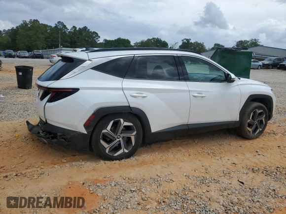 2022 Hyundai Tucson Limited with VIN 5NMJE3AE2NH018122, listed as a Copart auction lot 53956045 with 75,983 mi miles and Salvage title. Bid and sale history available at DreamBid. Image 3.