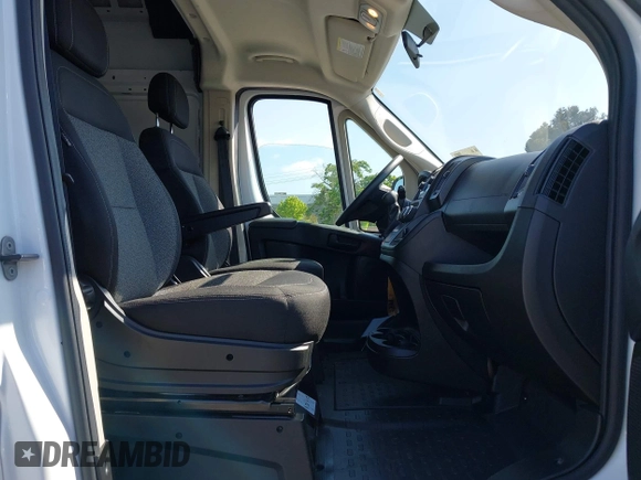 2021 Ram ProMaster Cargo with VIN 3C6LRVBG5ME567156, listed as a IAAI auction lot 42158140 with 43,436 mi miles. Bid and sale history available at carsss.com. Image 5.