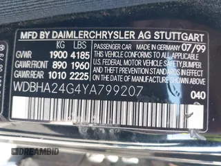 2000 Mercedes-Benz C 230 Kompressor z VIN WDBHA24G4YA799207, wystawiony jako IAAI lot #42010800 z przebiegiem 126 478 mil mil oraz . Historia ofert i sprzedaży dostępna na DreamBid. Obrazek 9.