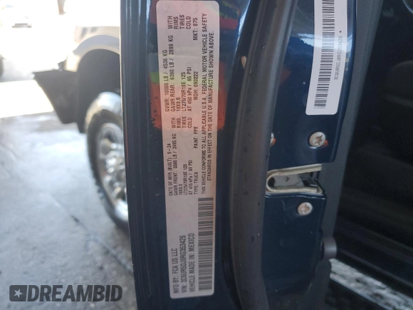 2024 Ram 2500 Big Horn with VIN 3C6UR5DJ0RG353426, listed as a Copart auction lot 62302915 with 16,508 mi miles and Clean title. Bid and sale history available at DreamBid. Image 12.