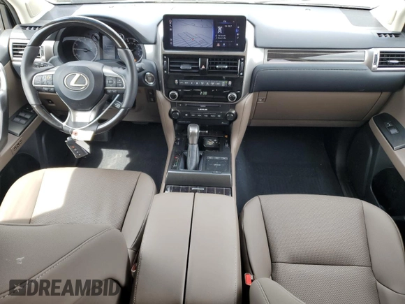 2023 Lexus GX 460 Premium with VIN JTJAM7BX1P5383761, listed as a Copart auction lot 56104495 with 10,903 mi miles and Salvage title. Bid and sale history available at DreamBid. Image 8.