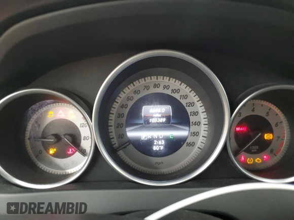 2013 Mercedes-Benz C-Class C 250 Sport with VIN WDDGF4HBXDA753230, listed as a Copart auction lot 49590055 with 105,389 mi miles and Salvage Title. Bid and sale history available at carsss.com. Image 9.