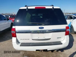 2015 Ford Expedition Platinum with VIN 1FMJU1LT5FEF39404, listed as a IAAI auction lot 41435543 with 147,218 mi miles and . Bid and sale history available at DreamBid. Image 16.