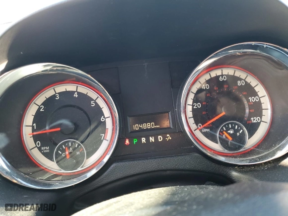 2016 Dodge Grand Caravan SE with VIN 2C4RDGBG3GR153146, listed as a Copart auction lot 45012064 with 104,880 mi miles and Salvage Title. Bid and sale history available at carsss.com. Image 9.