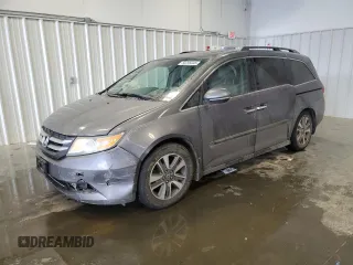 2014 Honda Odyssey Touring with VIN 5FNRL5H96EB069153, listed as a Copart auction lot 50295045 with 242,244 mi miles and Salvage Title. Bid and sale history available at carsss.com. Image 1.