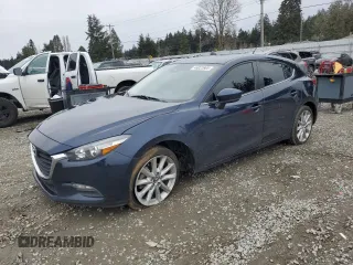 2017 Mazda 3 Touring with VIN JM1BN1L70H1102980, listed as a Copart auction lot 46022665 with 131,317 mi miles and Salvage Title. Bid and sale history available at carsss.com. Image 1.