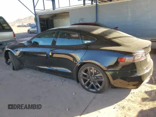 2022 Tesla Model S with VIN 5YJSA1E51NF464763, listed as a Copart auction lot 43559465 with 36,079 mi miles and Salvage title. Bid and sale history available at DreamBid. Image 2.