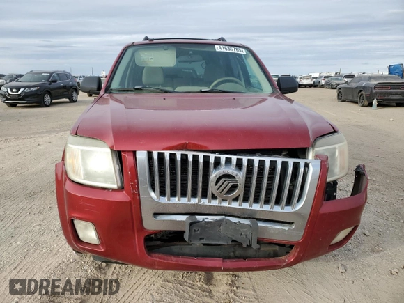 2008 Mercury Mariner with VIN 4M2CU81198KJ37794, listed as a Copart auction lot 41636785 with 221,945 mi miles and Salvage title. Bid and sale history available at DreamBid. Image 5.