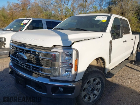 2024 Ford Super Duty F-250 SRW XL with VIN 1FT7W2BN2RED53499, listed as a IAAI auction lot 41848277 with 41,666 mi miles. Bid and sale history available at carsss.com. Image 17.