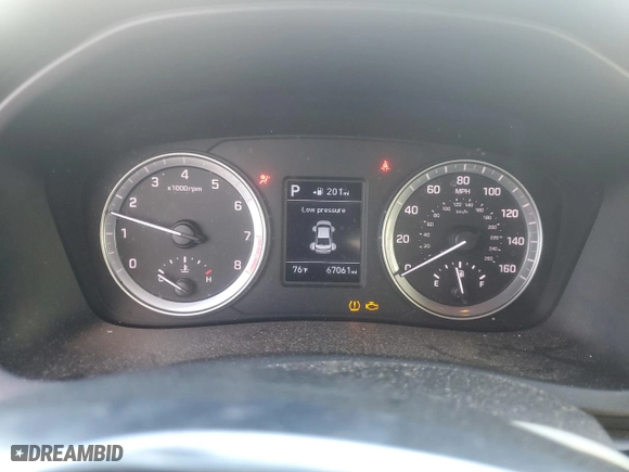 2018 Hyundai Sonata SE with VIN 5NPE24AF1JH609127, listed as a Copart auction lot 79544634 with 67,061 mi miles and Salvage Title. Bid and sale history available at carsss.com. Image 9.