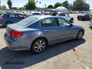 2006 Infiniti G35 with VIN JNKCV51E16M505714, listed as a Copart auction lot 70268654 with 75,549 mi miles and Salvage Title. Bid and sale history available at DreamBid. Image 3.